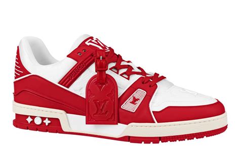 tenis louis vuitton mujer rojos|louis vuitton sneakers high top.